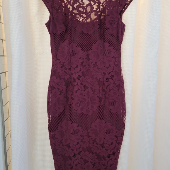 Fitted Lace Dress - Picture 4 of 4
